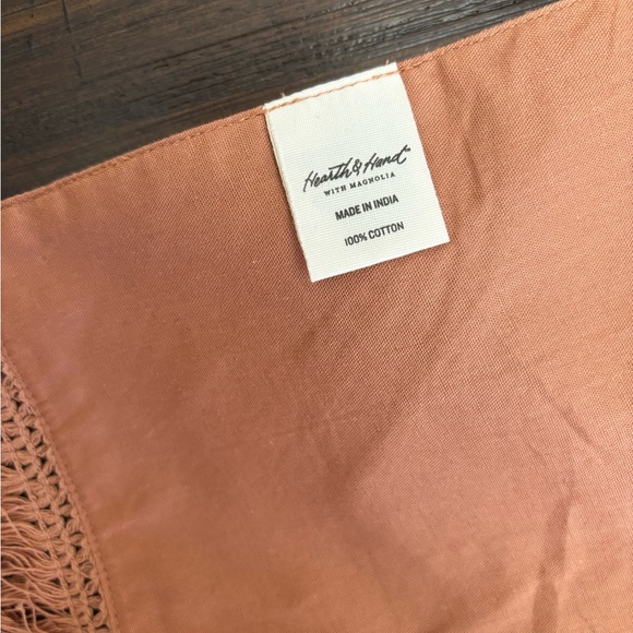 Hearth & Hand with Magnolia Dusty Mauve Table Runner - Picture 3 of 3